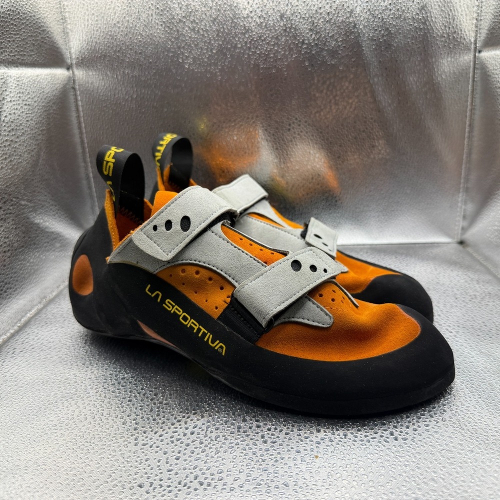 Size‎ M9.5/W10.5 La Sportiva Black Orange Jeckyl Mens Rock Climbing Shoes